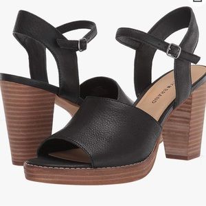 Lucky Brand Nanika Block Heel Platform Sandal.
